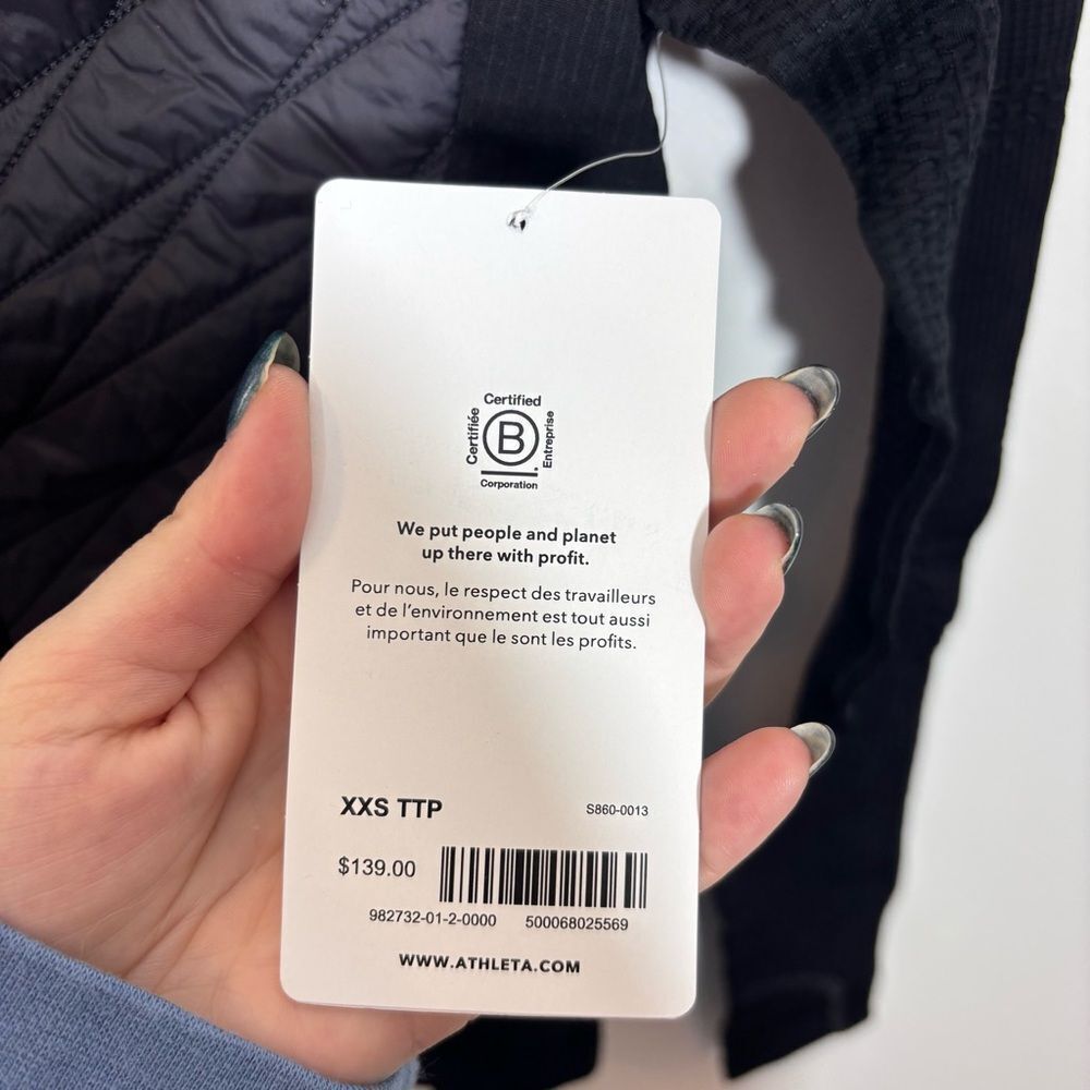 Athleta FLURRY FORCE INSULATED PRIMALOFT® JACKET 2.0 NEW with tags XXS Black - Picture 13 of 16